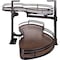 Hardware Resources 15" Oil Rubbed Bronze and Walnut Blind Corner Swingout for Openings on the Right of the Blind BCSO215BOWD-RH - alternate 1